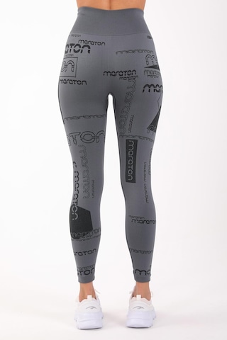Maraton Active Slimfit Kadın Koşu Antrasit Tayt 812092-antrasit
