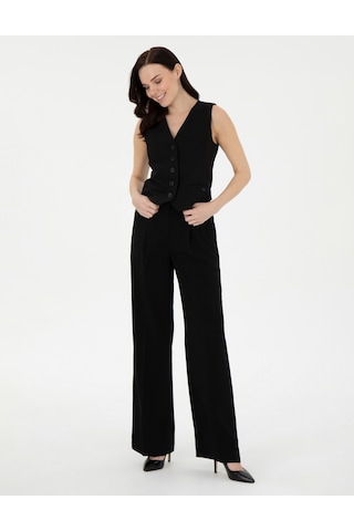 Pierre Cardin Kadın Siyah Pantolon 50290384-vr046 Siyah