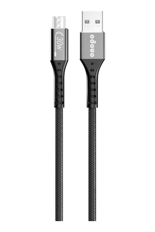 Onopo F6 3.4A Micro Örgülü Hızlı Şarj Kablosu 30 W Metal Uçlu