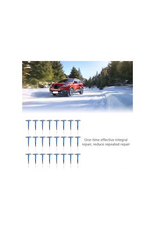 Xiyyadms Oto, Motosiklet Ve Elektrikli Araçlar İçin 24 Adet Mantar Çivi Tamir Filmi 48 6mm - Yüksek Sıcaklık Dayanıklı, Kaliteli Kauçuk, Tek Seferde Etkili Tamir