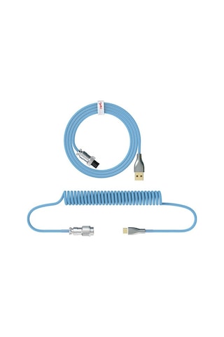 Ebitda Mekanik Klavye Usb-c Dönüştürücü Kablo - Çıkarılabilir Metal Bağlantılı Esnek Yapı