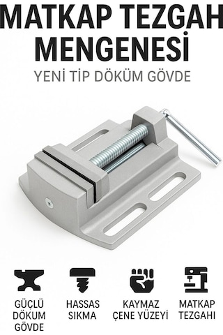 Merttools Yeni Tip Matkap Tezgah Mengenesi Güçlü Döküm Gövde Hassas Sıkma Aparatı