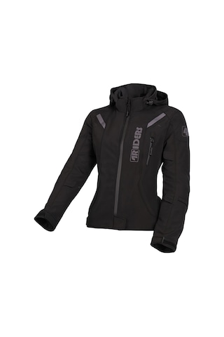 4riders Alice Pro Korumalı Softshell Kadın Motosiklet Montu Siyah