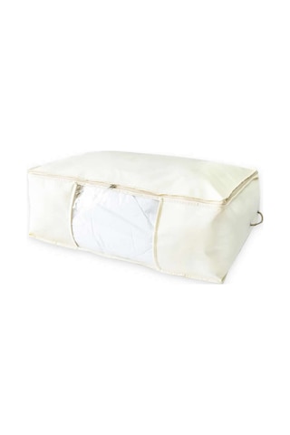 Vedsey 3'lü Set 70x50x25 Cm Krem Hurç Pencereli Krem