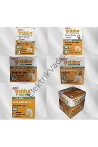 Çivili Kroşe 0-1-2-3-4-5-6-6.5-7-8-9 No (309210003)