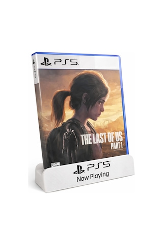 Ps5 Oyun Standı Now Playing Oyun Kutusu Sergileme Standı Şık Masaüstü Dayanıklı Oyun Tutucu