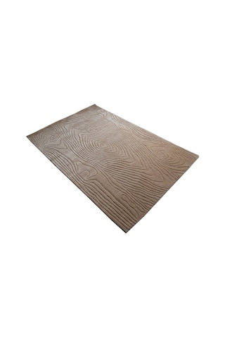 Çam Halı Emboss Jr 06 Bej Modern Desen Yeni Zellanda Yünü Ve Viskon El Dokuması Halı - 160x230 Bej