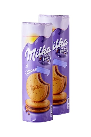 Milka Choco Creme Sütlü Çikolatalı Kakao Kremalı Bisküvi 2 x 260 G