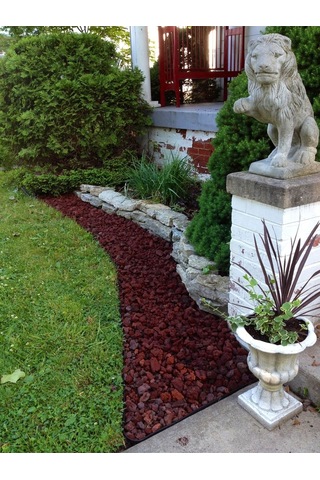 Kırmızı Pomza Taşı 8-16 Mm 15 KG Volkanik Cürüf Ponza Lav Kırığı