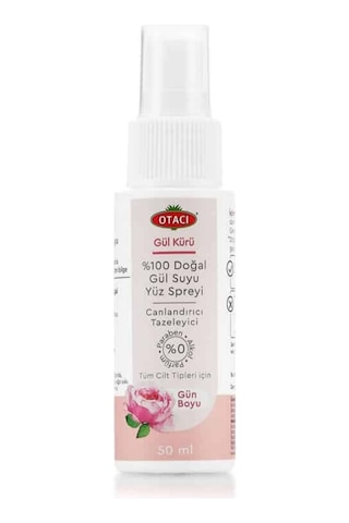 Otacı Gül Kürü Doğal Gül Suyu Yüz Spreyi 50 ML