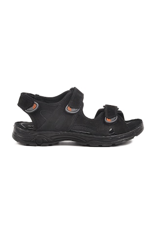 Siyah Erkek Çocuk Cırtlı Spor Sandalet 1305 G Siyah