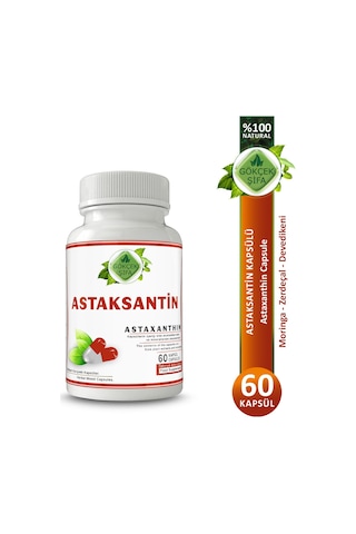 Gökçek Şifa Astaksantin (Astaxanthin Capsule) 60 Kapsül