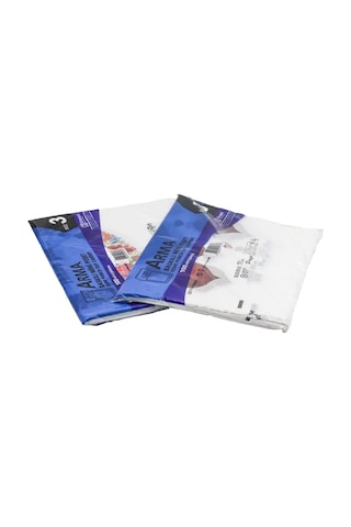 Naksan Baskılı Beyaz Poşet 3 Numara 100 Lü 30x45