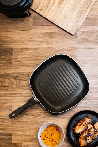 Ragnar Grill Izgara Tavası - 26 Cm Çizgili Yanmaz Yapışmaz Granit