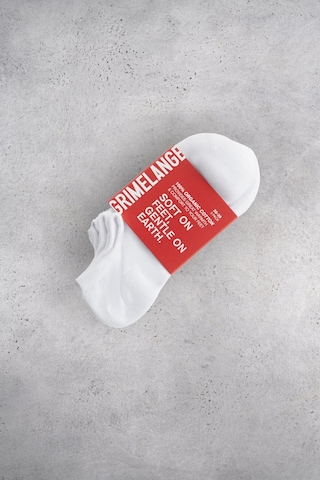 ELROND - Kadın Organik Pamuklu 3 Lü Paket Beyaz Çorap