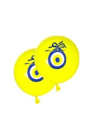 Nazar Boncuğu Desenli Balon - 100 Adet Diğer