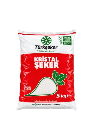 Türk Şeker Toz Şeker 5 Kg 3 Lü Yeni Ambalaj