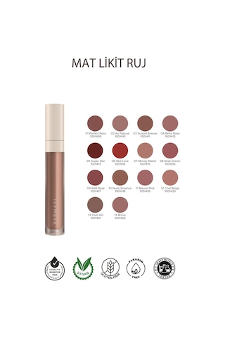 Farmasi Mat Likit Ruj 07 Money Maker