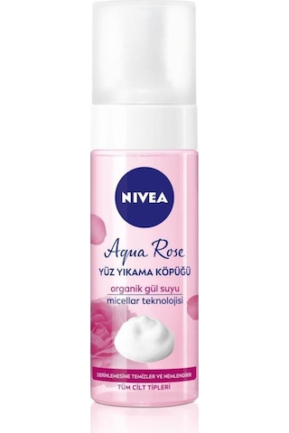 Aqua Rose Organik Gül Suyu Içeren Yüz Yıkama Köpüğü 150 Ml