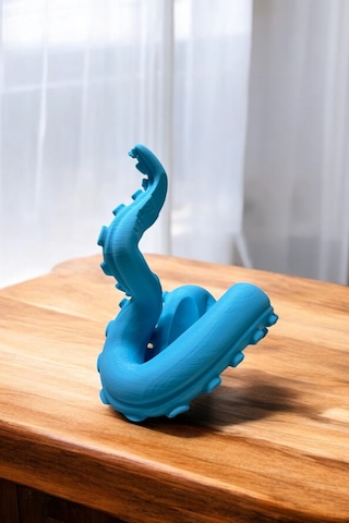 Ps4/ps5 Uyumlu Konsol Standı Kol Tutucu Stand Joystick Standı 3d Baskı Ahtapot Şeklinde Mavi