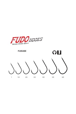 Fudo 4107 No:2/0 Fukase Teflon Olta İğnesi 8 Adet
