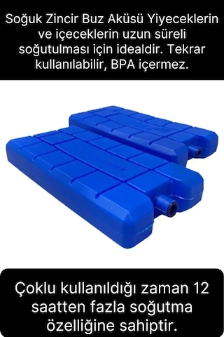 30 Adet Buz Aküsü 12 Saat Termal Soğutma Kamp Piknik Seyahat Yiyecek İçecek Çanta Soğuk Kutusu Çok Renkli