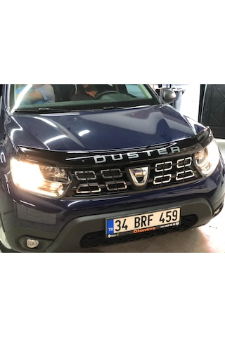 Dacia Duster Kaput Rüzgarlığı 2018 Ve Üzeri Parlak Siyah
