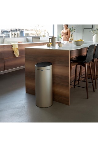 Brabantia Çöp Kutusu 30 Litre Touch Bın New Dokunmatik Şampanya 3