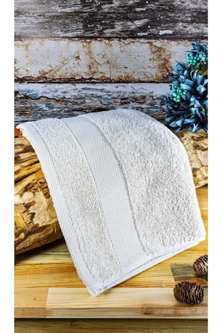 Bambum Cindy - Microcotton Yüz Havlusu Bej 50 x 90cm