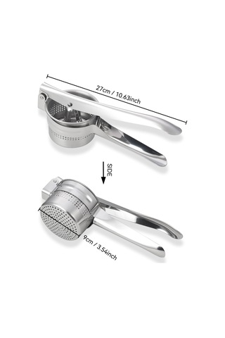 Aurora Çamur Presi, Mutfakaletleri, Çok Fonksiyonlu Meyve Sıkacağı Gümüş