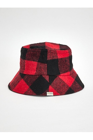 Ltb Kadın Şapka 011249060960019 - 13396 Kırmızı - Siyah