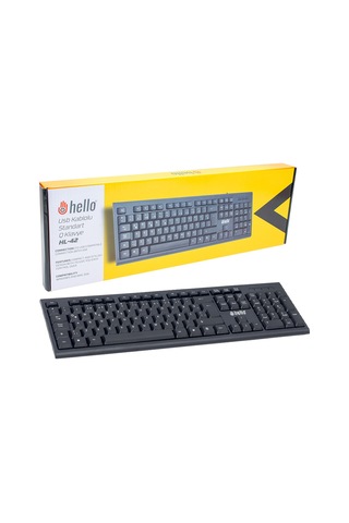 Hello HL-18742 Usb Kablolu Standart Türkçe Q Klavye