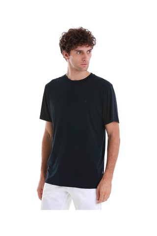 Hatemoğlu Lacivert Regular Fit Düz Bisiklet Yaka Triko Tişört 35102024c006 005 Lacivert