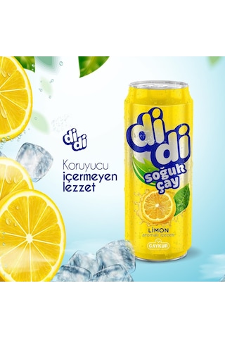 Çaykur Didi Limon Aromalı Soğuk Çay 500 Ml X 12 Adet