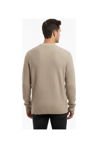 Jack & Jones Jjenick Knit Crew Neck Noos Erkek Kahverengi Kazak - 12211275