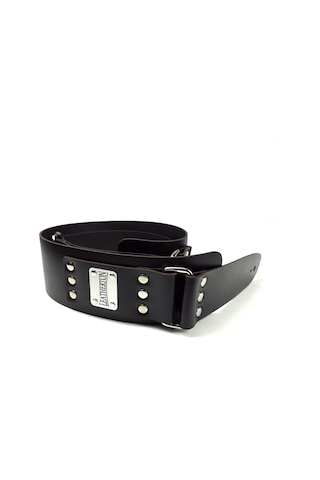 Leatherton Lt Loader Hakiki Deri Gitar Askısı Siyah