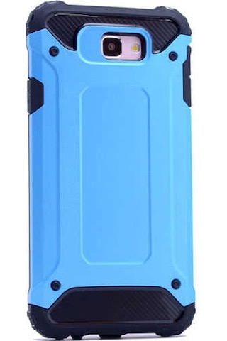 Noktaks Samsung Galaxy Uyumlu J7 Prime Kılıf Çift Katman Zırh Tank Crash Military Kapak Mavi T2460