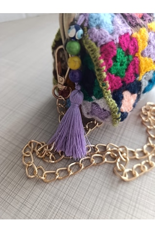 Drc Designs Mini Granny Square Çanta Çok renkli