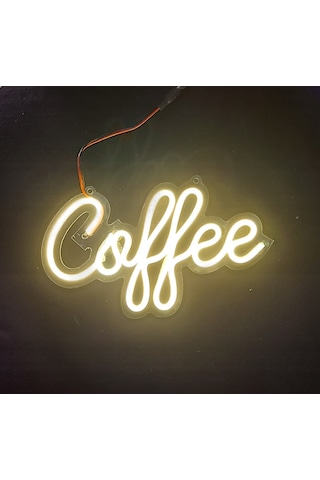 Coffee Neon Yazı - Neon Coffee Yazısı Led Neon