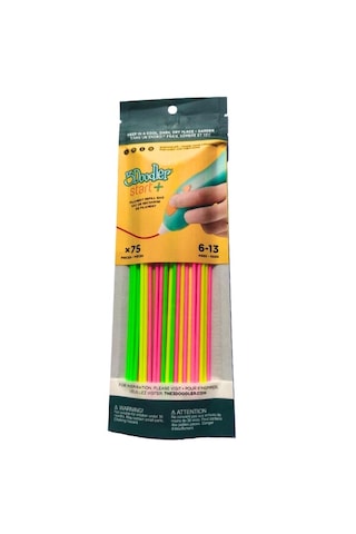 Start+ Eco Pla Neon Glow 3d Kalem İçin 75 Çubuk Filament - 3ds-eco-mıx4-75 Neon Glow