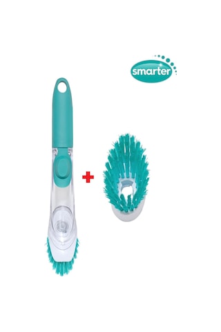 Smarter Deterjan Hazneli Bulaşık Fırçası + Yedek Fırça