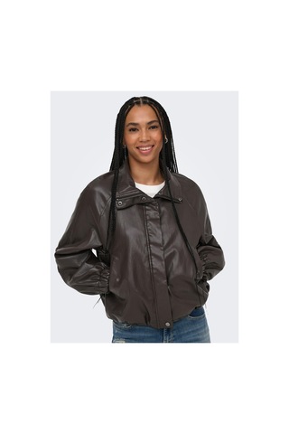 Only 15373805 Onlmını Faux Leather Jacket Cc Otw Kadın Ceket Raven