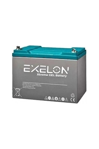 100 Amper 12 Volt Jel Akü Exelon
