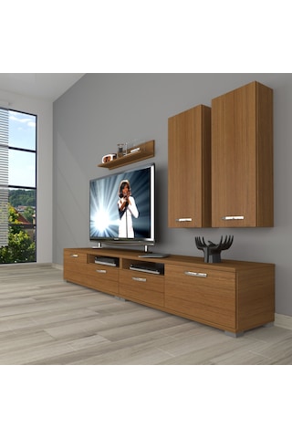 Decoraktiv Eko 5200d Slm Tv Ünitesi Tv Sehpası Ceviz
