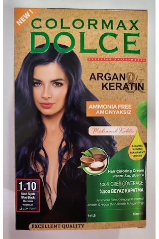 Colormax Amonyaksız Saç Boyası 1.10 - Mavi Siyah