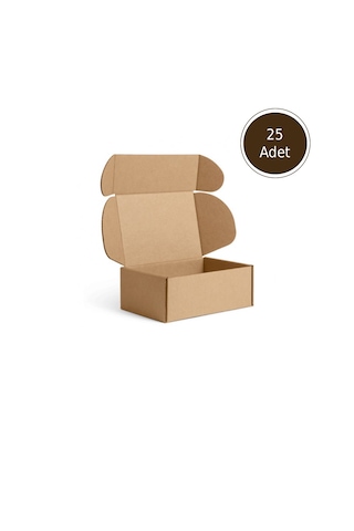 25x20x10 Cm E Dalga E-ticaret Karton Kutu , 25 Adet