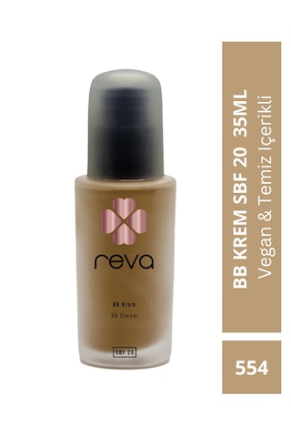 Bb Krem Sbf 20 - 35ml - Vegan & Temiz Içerikli No:554 Bej