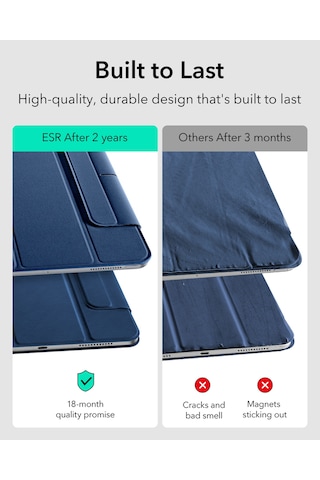 Apple iPad Uyumlu  Pro 11 2024-2025 Rebound Manyetik Tablet Kılıfı Kapaklı Kılıf