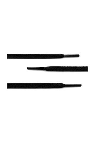 Hapshoe 120 Cm Siyah 5 Mm Yassı Mumlu Ayakkabı Bağcığı