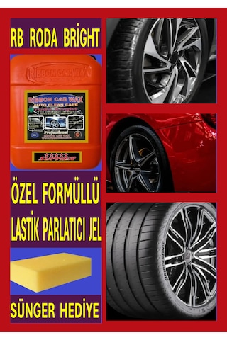 Rb Roda Bright Lastik Parlatıcı Jel Siyahlaştırıcı Temizleyici 5 Lt